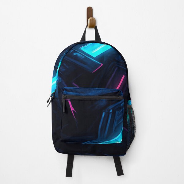 Item preview, Cyberpunk Man Futuristic Neon Portrait designed and sold by VelureArt.
