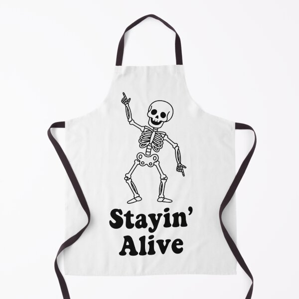 Item preview, Stayin' Alive T-Shirt - Funny Retro Dancing Skeleton Halloween Gift designed and sold by Pingi-shop.