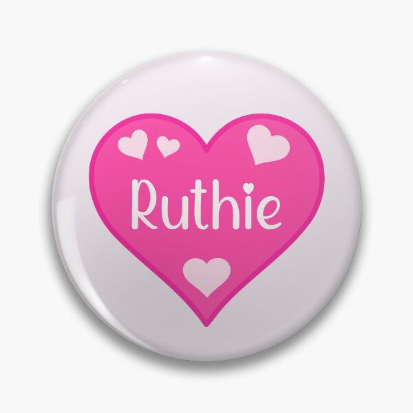 Item preview, Ruthie Name Pink Heart  designed and sold by Jeallan Designs.