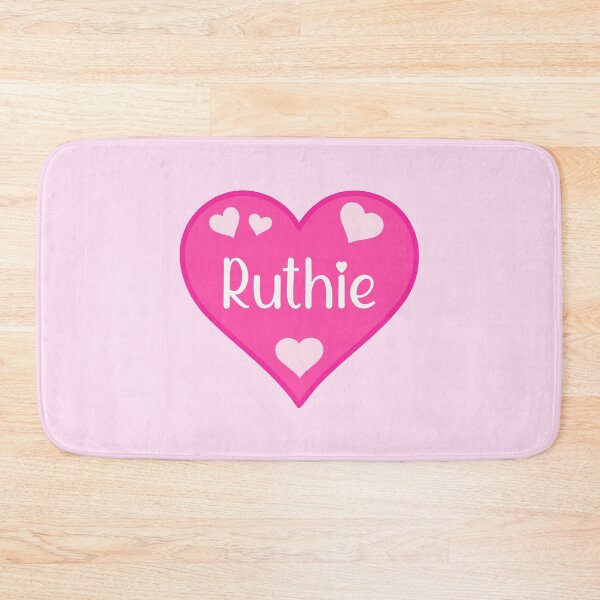 Item preview, Ruthie Name Pink Heart designed and sold by Jeallan Designs.