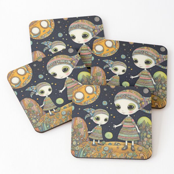 Item preview, Alien toddlers having fun playing designed and sold by Colin Bentham.