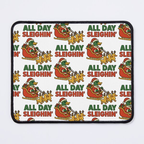 Item preview, Sleighin’ All Day Funny Christmas Duck Design designed and sold by TeeTimeTreasure.
