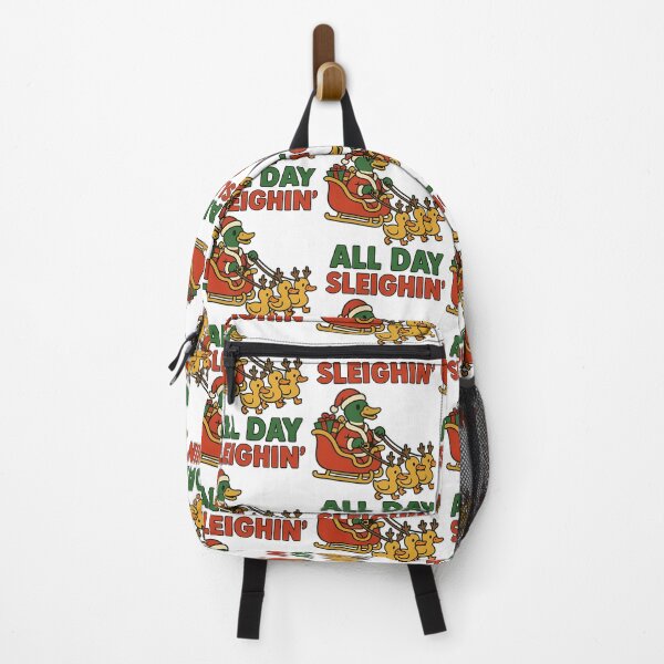 Item preview, Sleighin’ All Day Funny Christmas Duck Design designed and sold by TeeTimeTreasure.