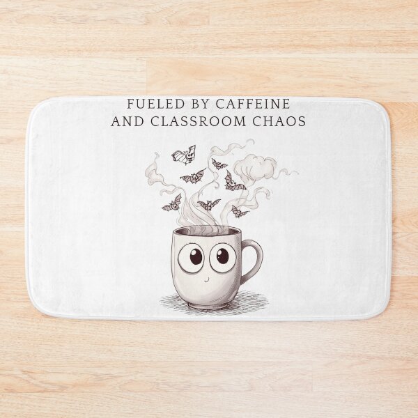 Item preview, Fueled by Caffeine and Classroom Chaos – Halloween Coffee designed and sold by jelonkaa.