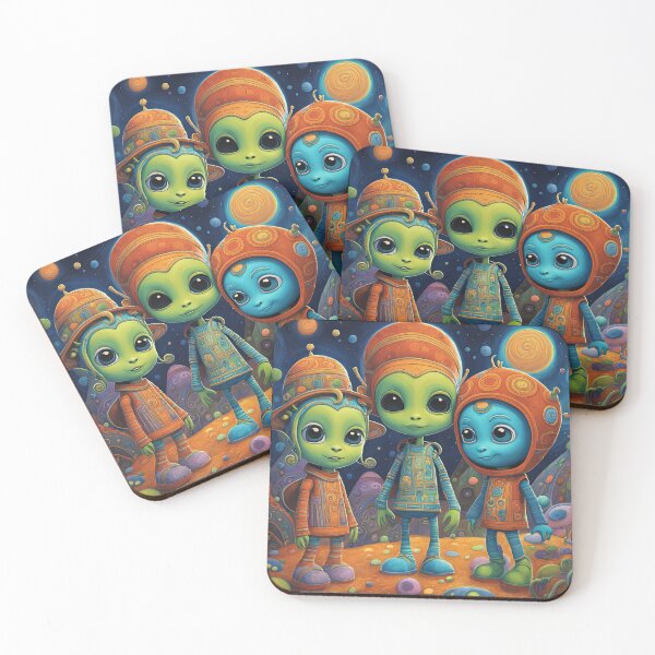 Item preview, Alien toddlers having fun playing designed and sold by Colin Bentham.