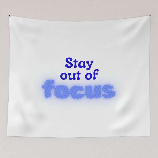 Item preview, Stay Out of Focus | Blurry Text Logo Design designed and sold by athanasioungr.