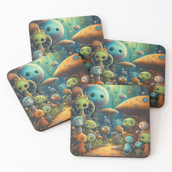 Item preview, Alien toddlers having fun playing designed and sold by Colin Bentham.