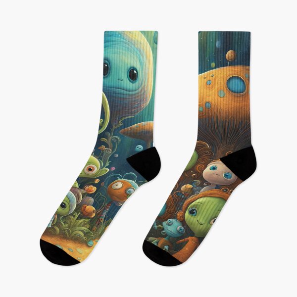 Item preview, Alien toddlers having fun playing designed and sold by Colin Bentham.
