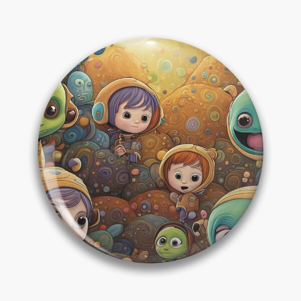 Item preview, Alien toddlers having fun playing designed and sold by Colin Bentham.