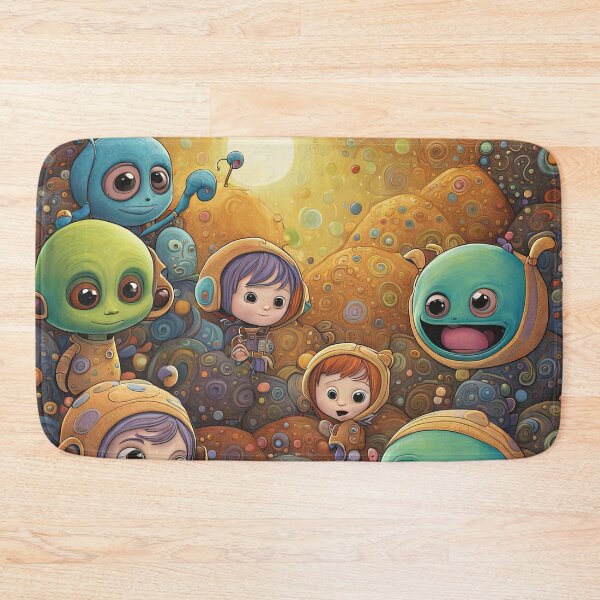 Item preview, Alien toddlers having fun playing designed and sold by Colin Bentham.