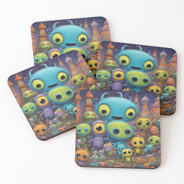 Item preview, Alien toddlers having fun playing designed and sold by Colin Bentham.
