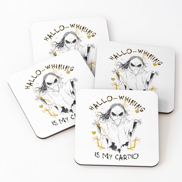 Item preview, HALLO-WHINING IS MY CARDIO - SARCASTIC HALLOWEEN designed and sold by justyna-s28.