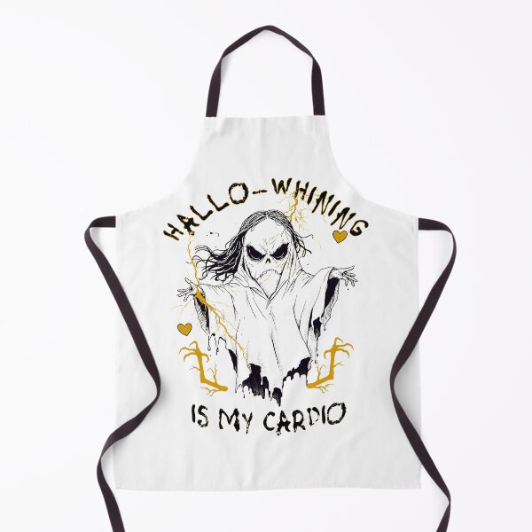 Item preview, HALLO-WHINING IS MY CARDIO - SARCASTIC HALLOWEEN designed and sold by justyna-s28.