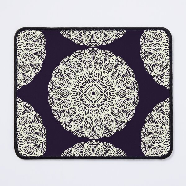Item preview, Healing Mandala Black White Geometry Sacred Symbol Flower Yoga Lotus Boho designed and sold by DivineMandala.
