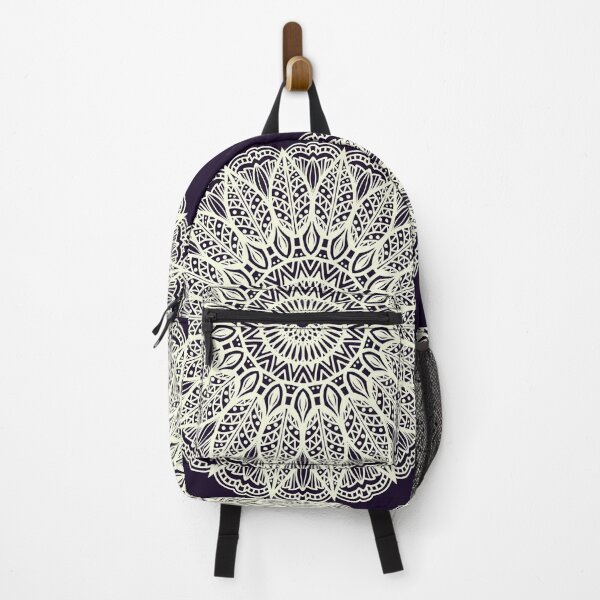 Item preview, Healing Mandala Black White Geometry Sacred Symbol Flower Yoga Lotus Boho designed and sold by DivineMandala.