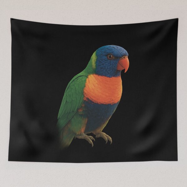 Item preview, Rainbow lorikeet: an exotic and colorful parrot designed and sold by Martapp.