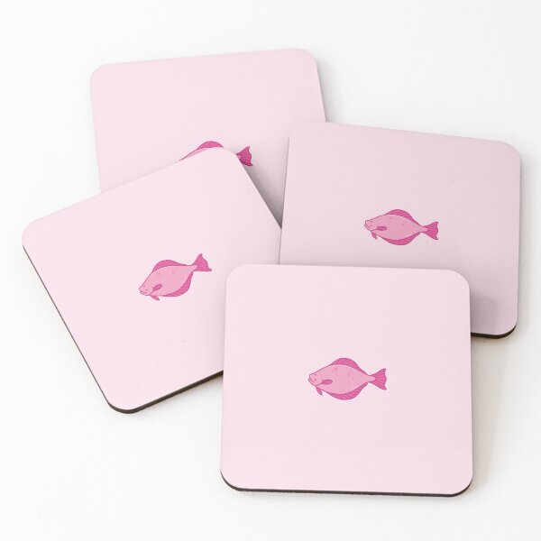 Item preview, Pink Flounder Fish designed and sold by evekajander.