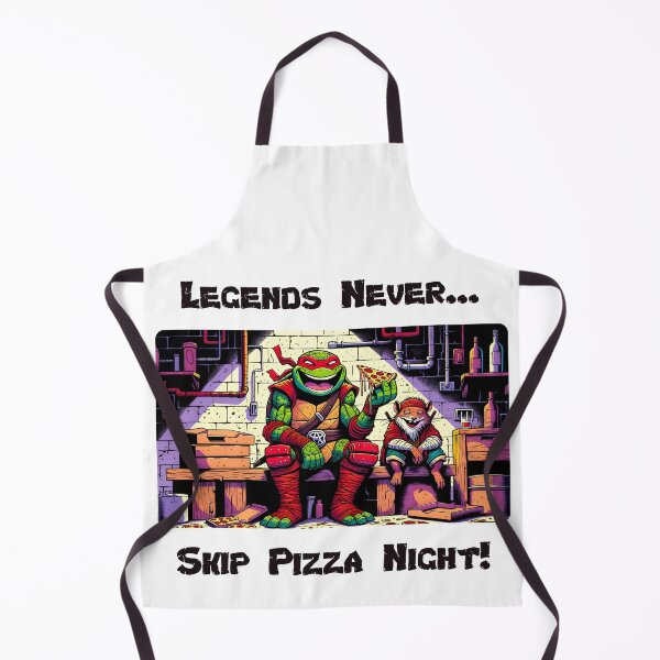 Item preview, Ninja Turtle Raphael with Master Splinter Eating Pizza designed and sold by funkyjuices.