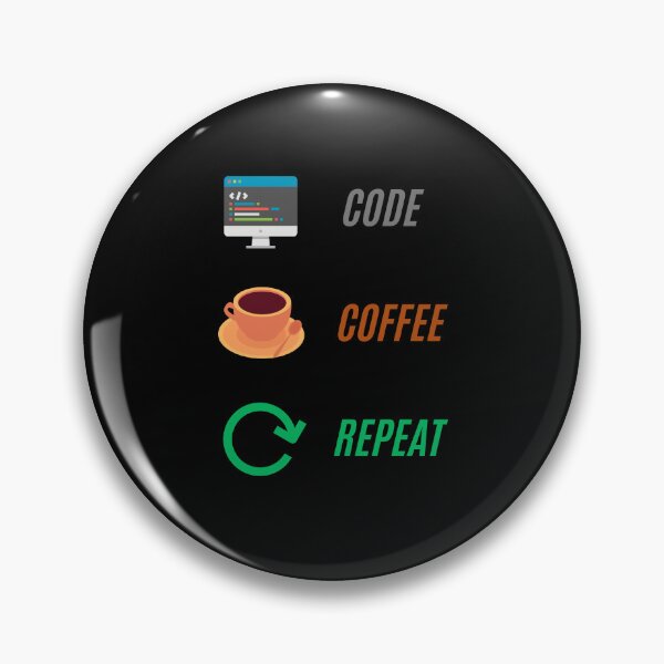 Item preview, Code Coffee Repeat designed and sold by SkynetV5.