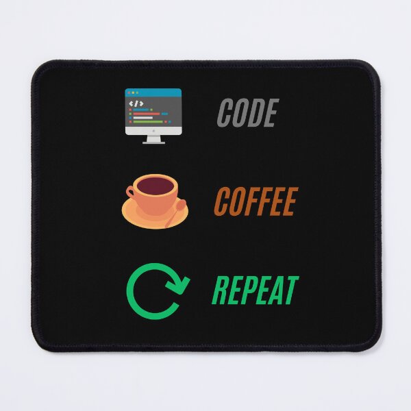 Item preview, Code Coffee Repeat designed and sold by SkynetV5.