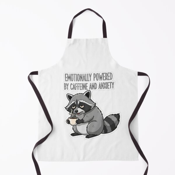 Item preview, Emotionally Powered By Caffeine and Anxiety Meme designed and sold by StickyGuys.