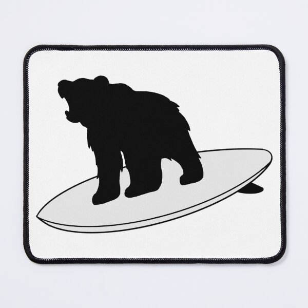 Item preview, Surfing Black Bear designed and sold by Animals-by-JB.