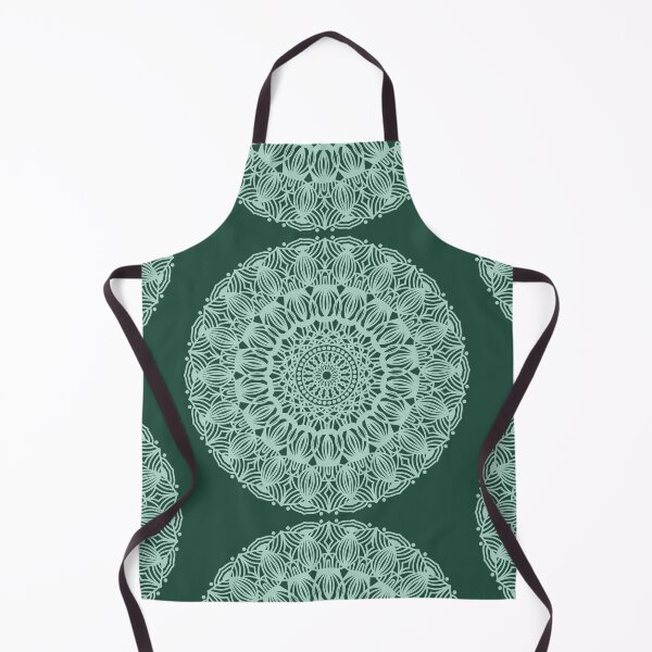 Artikelvorschau, Heilige Geometrie Mandala Grün Zen Abstrakte Blume Meditation Spirituelle Kunst entworfen und verkauft von DivineMandala.
