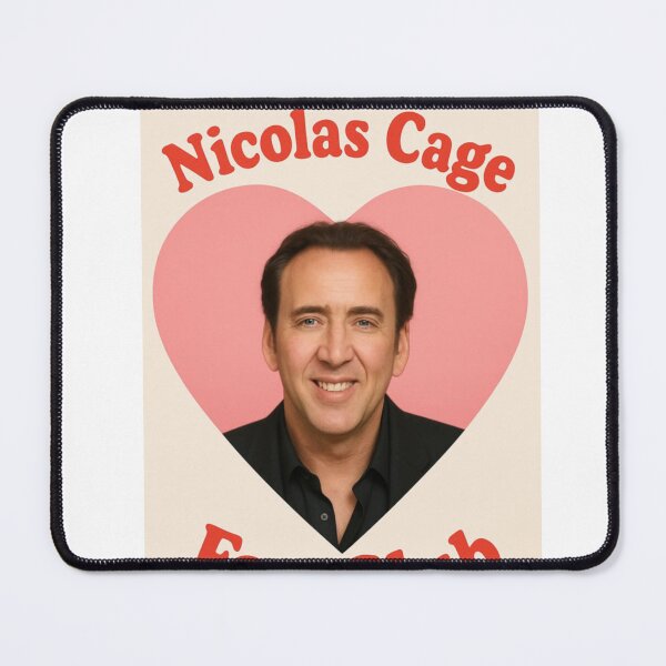 Item preview, Nicolas cage fan club fans love birthday funny prank meme gift weird designed and sold by CheeseBlueprint.
