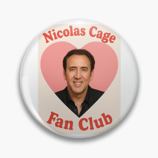 Item preview, Nicolas cage fan club fans love birthday funny prank meme gift weird designed and sold by CheeseBlueprint.