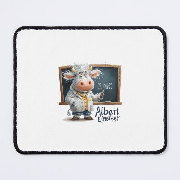 Item preview, Albert Einsteer Smart Cow designed and sold by hamishby.