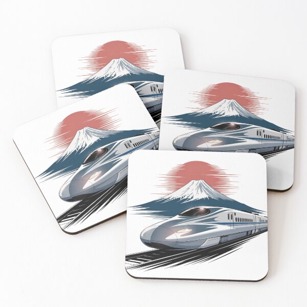 Item preview, Shinkansen at Fuji – Iconic Japan Scene. designed and sold by AndrewYoko.