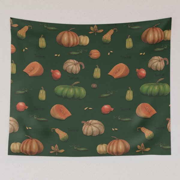 Item preview, Autumn vegetable pattern designed and sold by Tinefer1111.
