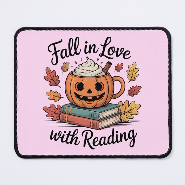 Item preview, Fall in Love with Reading – Cute Cozy Vibes designed and sold by Zibis09.