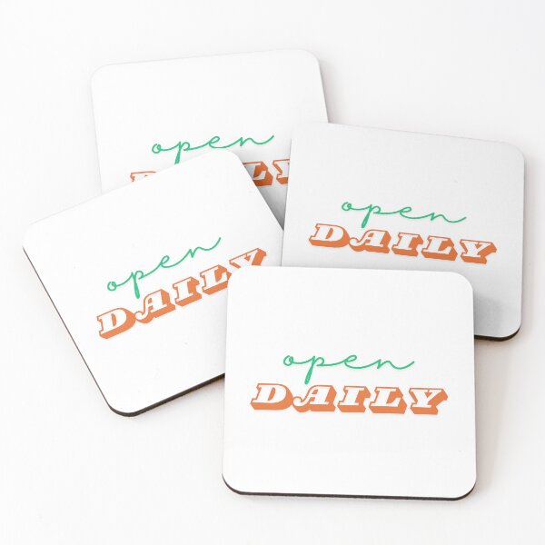 Item preview, Open Daily | Text Logo Design designed and sold by athanasioungr.