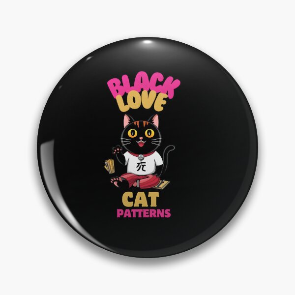 Item preview, black cat patterns Fierce Felines Black Cat Pattern Collection designed and sold by FranciscaDrake.