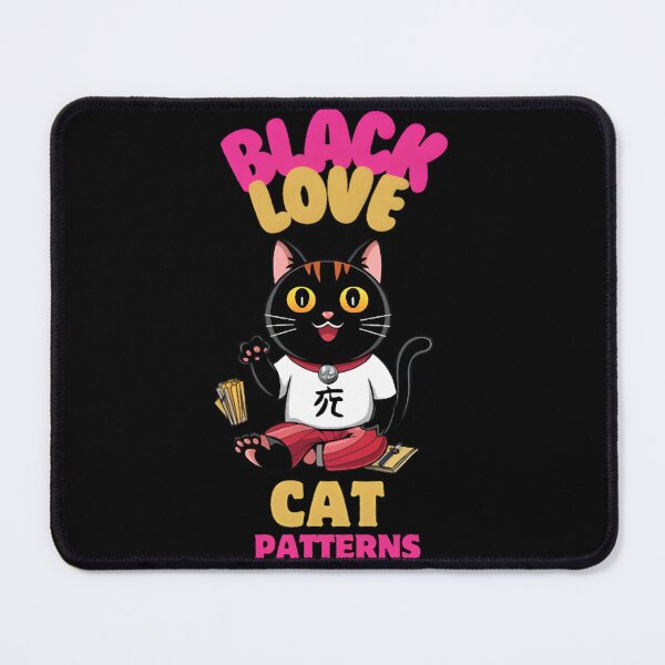 Item preview, black cat patterns Fierce Felines Black Cat Pattern Collection designed and sold by FranciscaDrake.
