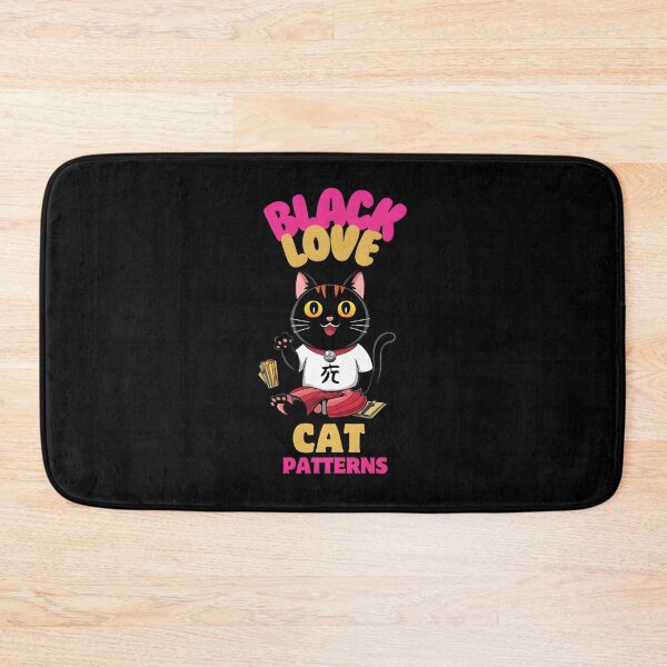Item preview, black cat patterns Fierce Felines Black Cat Pattern Collection designed and sold by FranciscaDrake.