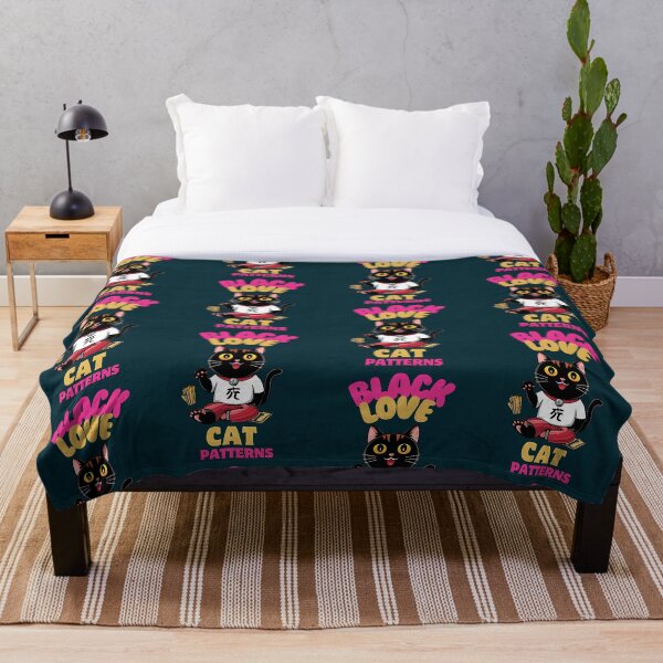 Item preview, black cat patterns Fierce Felines Black Cat Pattern Collection designed and sold by FranciscaDrake.
