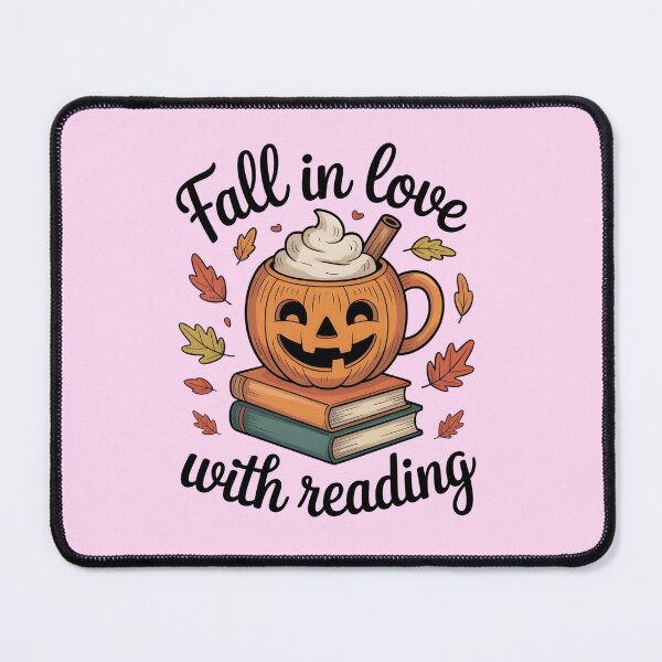 Item preview, Fall in Love with Reading – Cute Cozy Vibes designed and sold by Zibis09.