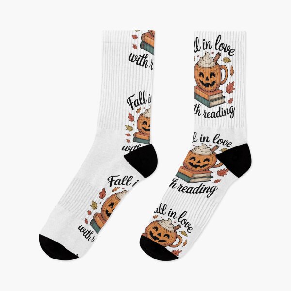 Item preview, Fall in Love with Reading – Cute Cozy Vibes designed and sold by Zibis09.