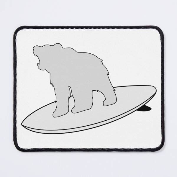 Item preview, Surfing Polar Bear designed and sold by Animals-by-JB.