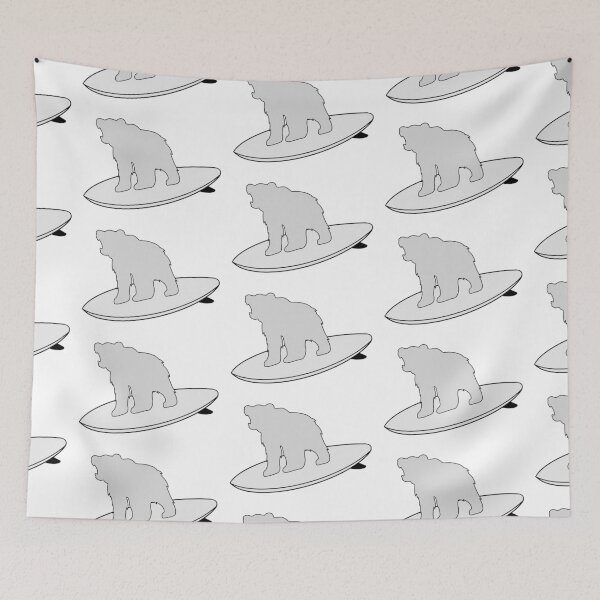 Item preview, Surfing Polar Bear designed and sold by Animals-by-JB.