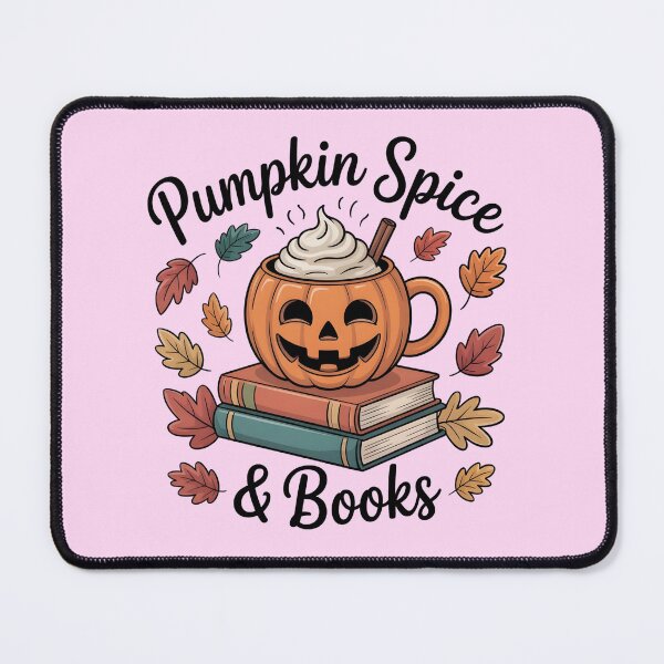 Item preview, Pumpkin Spice & Books – Cute Cozy Vibes designed and sold by Zibis09.