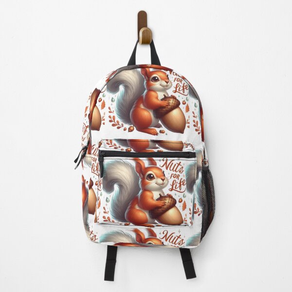 Item preview, rodent, forest, red, funny squirrel, nut designed and sold by TrueArtVibes.