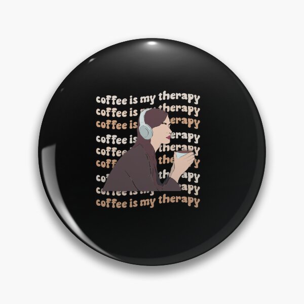 Item preview, Coffee is my therapy designed and sold by FranciscaDrake.