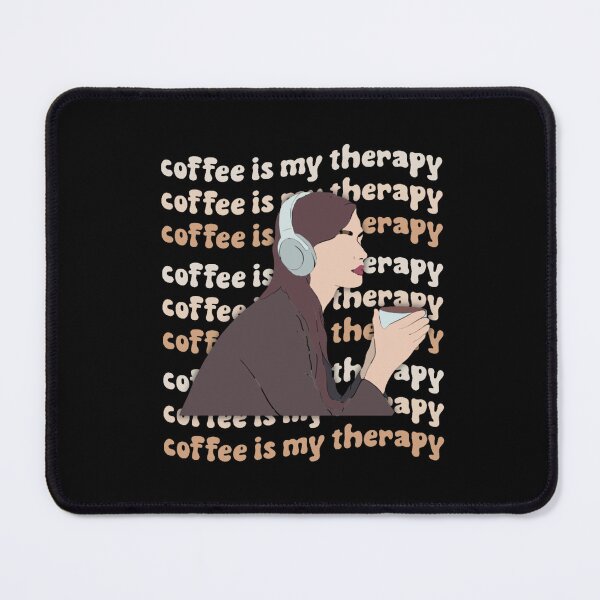 Item preview, Coffee is my therapy designed and sold by FranciscaDrake.