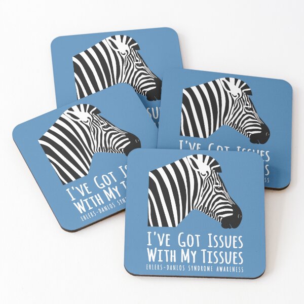 Item preview, I've Got Issues With My Tissues - EDS Awareness Humor designed and sold by Designs by Jesabee.