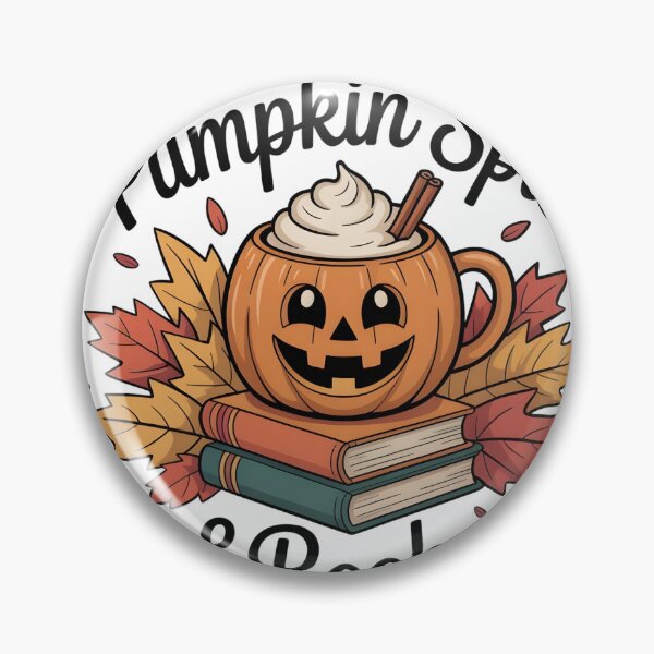 Item preview, Pumpkin Spice & Books – Cute Cozy Vibes designed and sold by Zibis09.