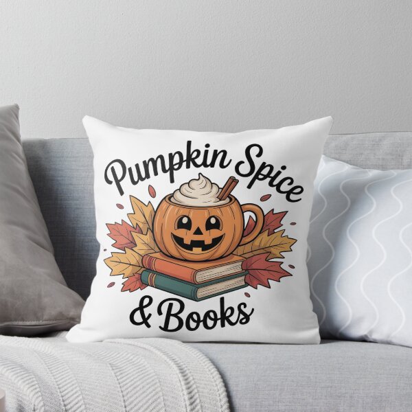 Item preview, Pumpkin Spice & Books – Cute Cozy Vibes designed and sold by Zibis09.