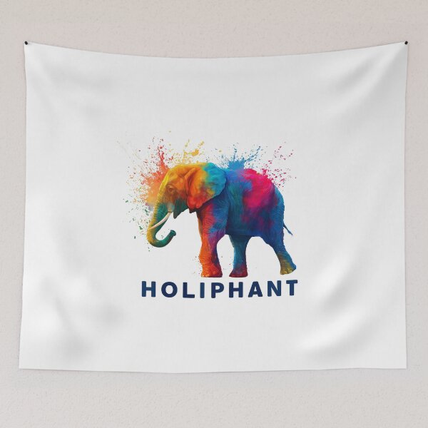 Item preview, Holiphant Holi Elephant designed and sold by hamishby.